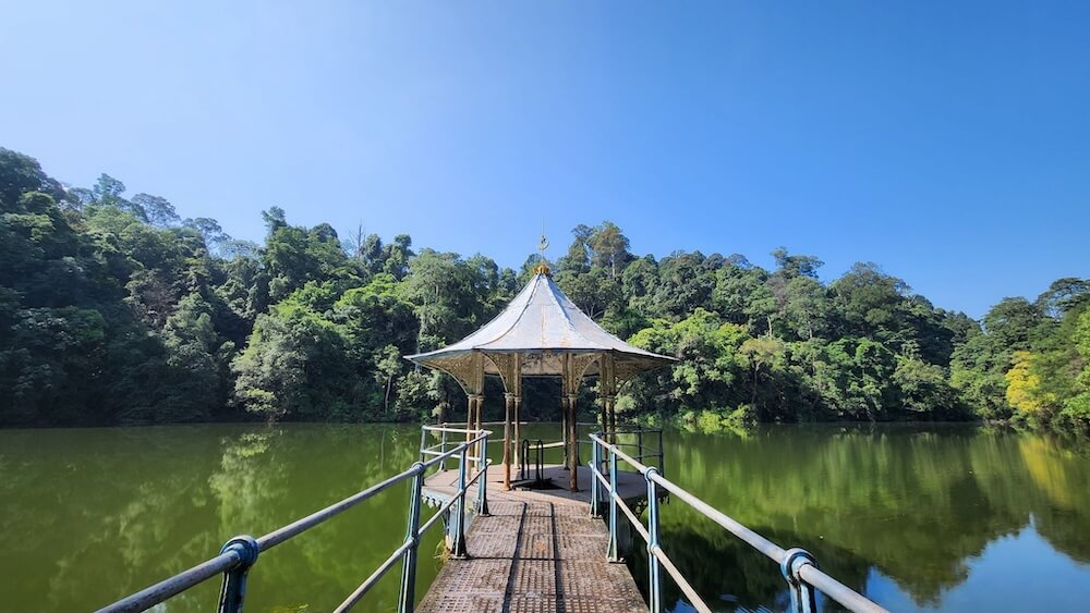 Bukit Kembara mirror lake hut. Photo by Yee Lin.