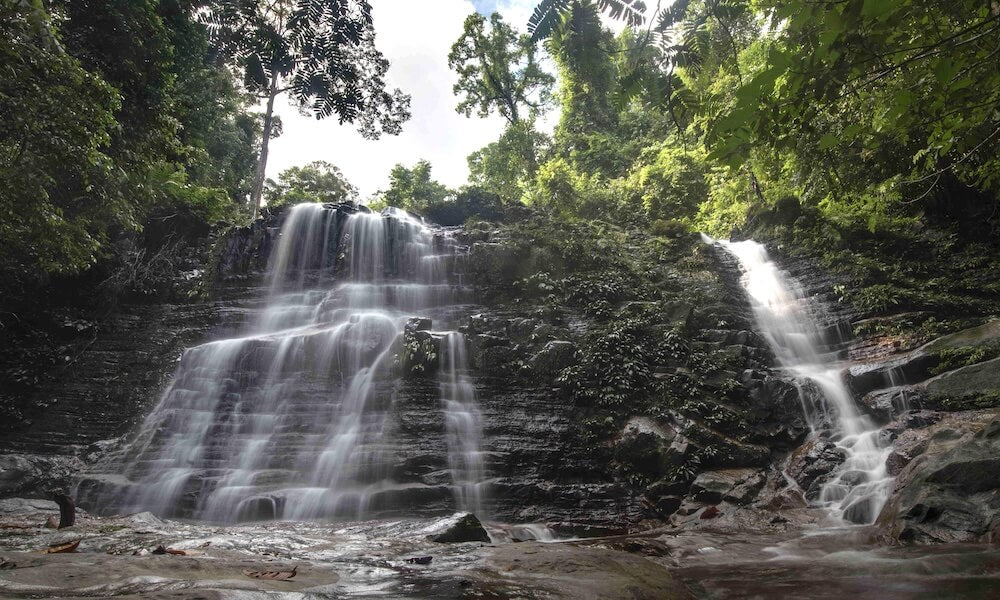 Kubah Falls are not to be missed while Hiking in Kuching.