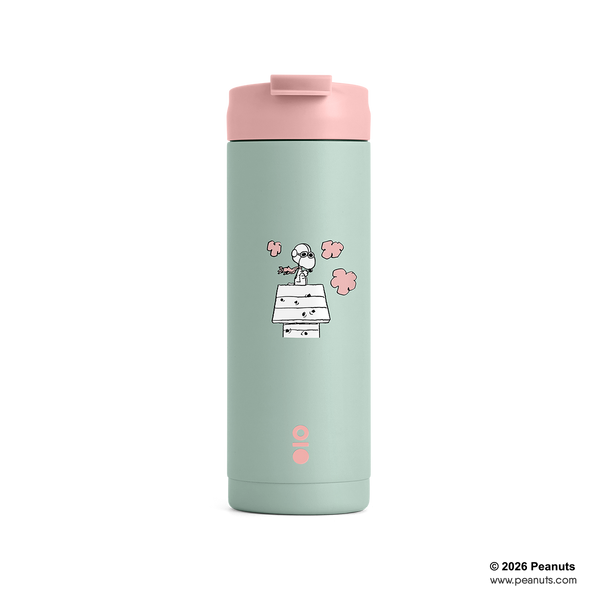 Peanuts Playbook City Flask
