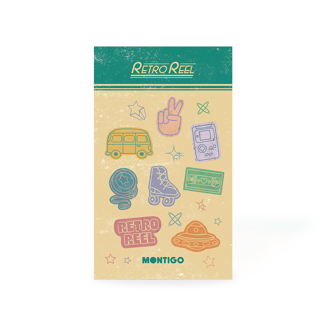 [NOT FOR SALE] Retro Reel Sticker Bundle
