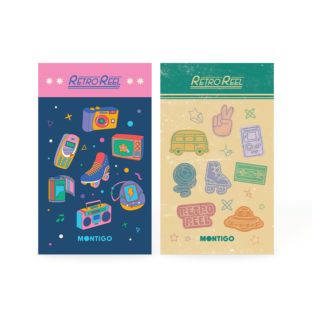 [NOT FOR SALE] Retro Reel Sticker Bundle