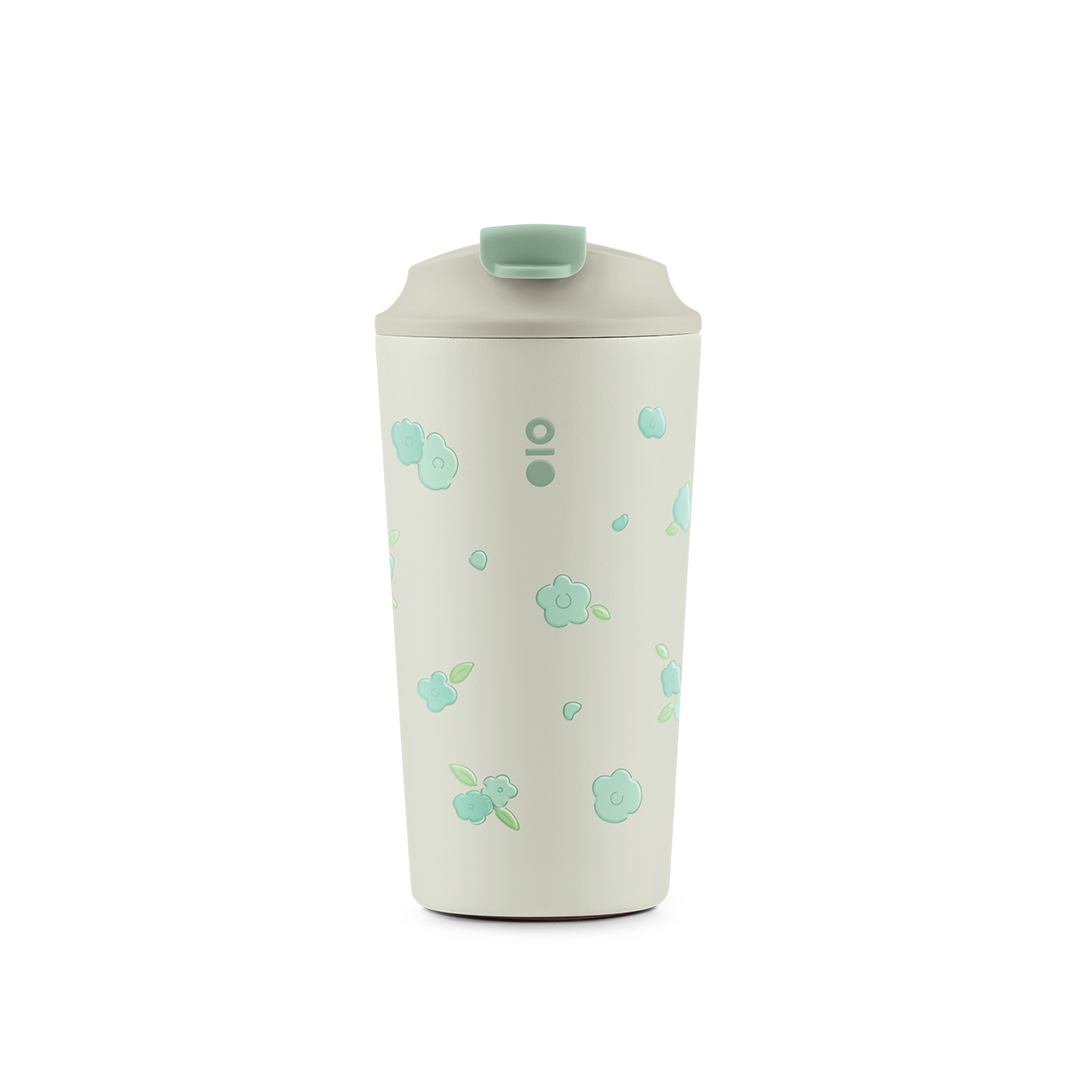 Winter Flower Sense Coffee Cup Large